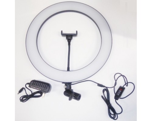 Кольцевая светодиодная лампа с держателем (35 см)